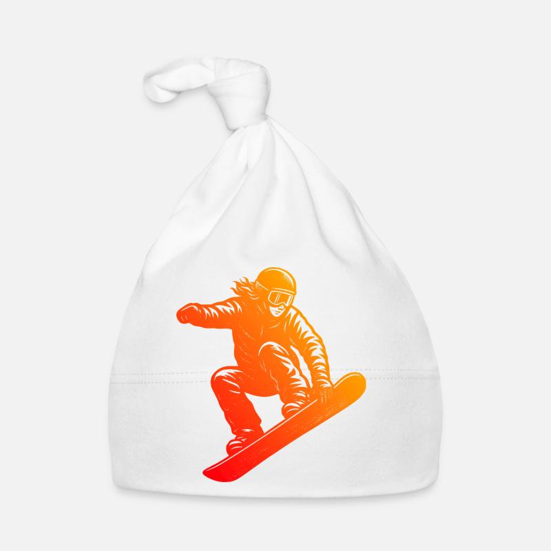 Conception simple et intemporelle du snowboard Bonnet bio Bébé
