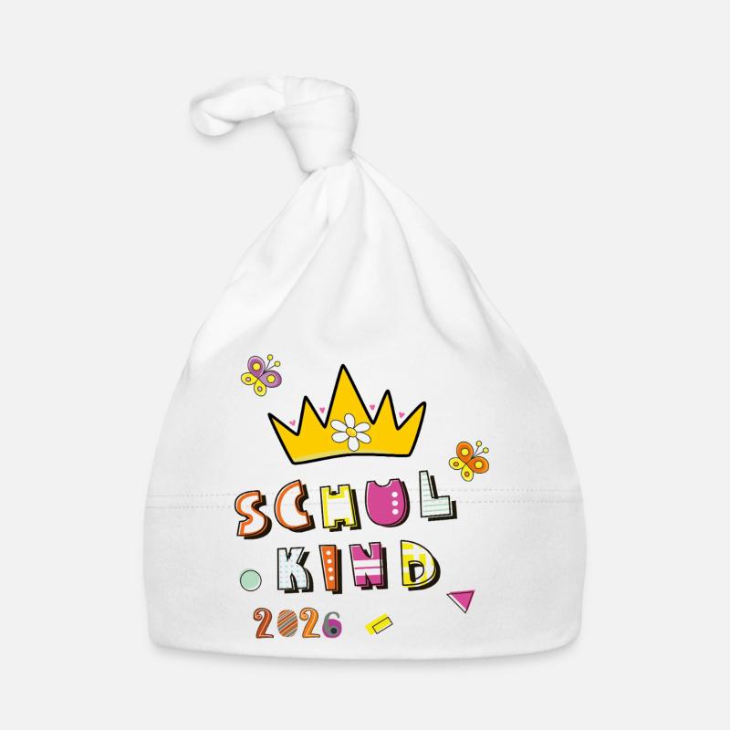 Schulkind 2026  Baby Bio-Mütze