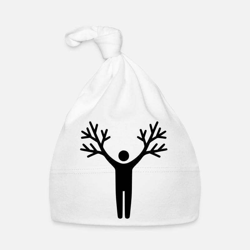 Tree Human Roots Growth Organic Baby Cap