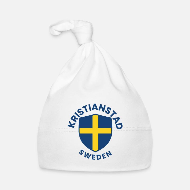 Bouclier Kristianstad avec Croix d’or Bonnet bio Bébé