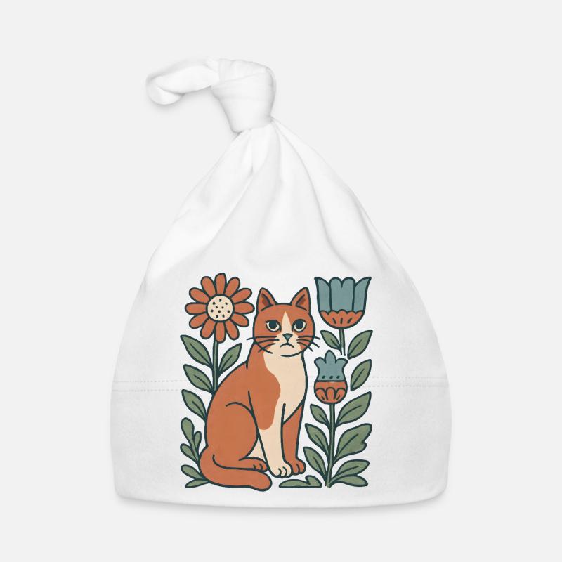 Katzengarten Blütenfreund Katze Baby Bio-Mütze