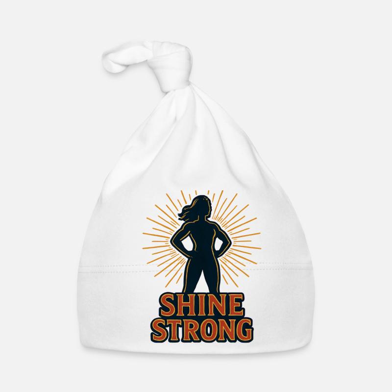 Shine Silhouette forte avec rayons de soleil Bonnet bio Bébé