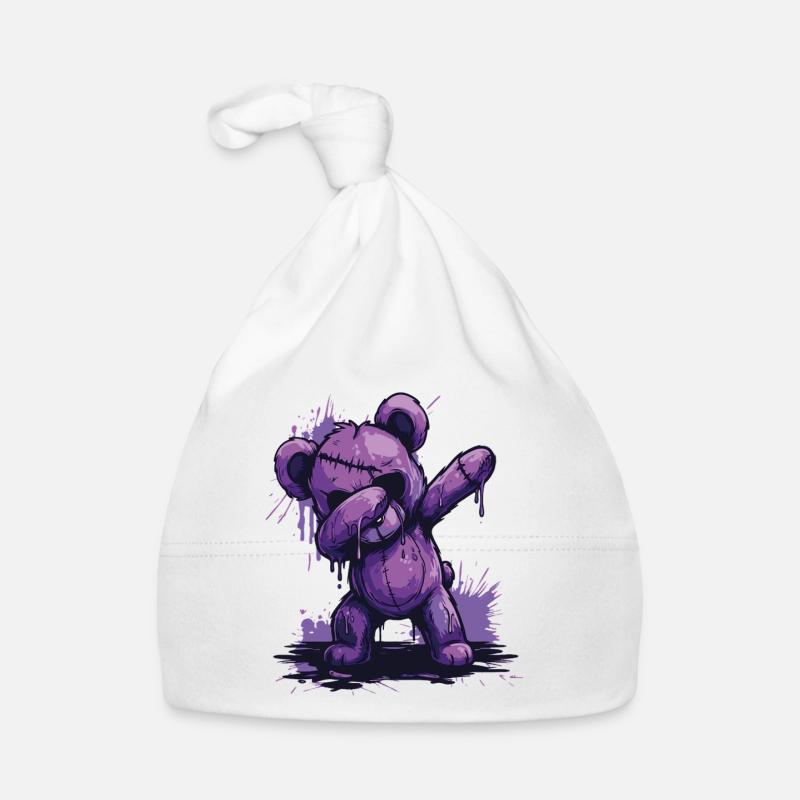 Zombie Teddy Dab Baby Bio-Mütze