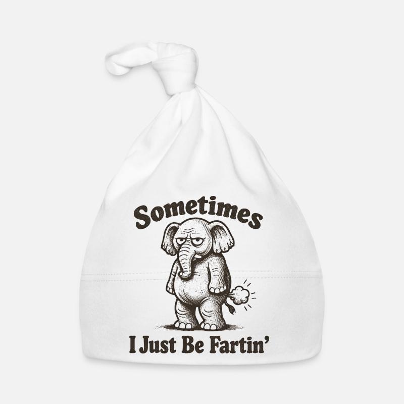 Parfois, je pète simplement. Bonnet bio Bébé