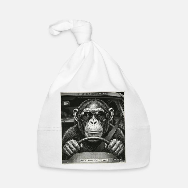 Les radars piégeaient le chauffeur de voiture singe Bonnet bio Bébé