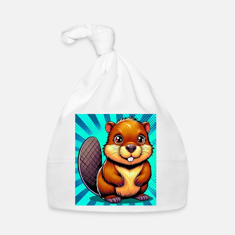 castor Bonnet bio Bébé