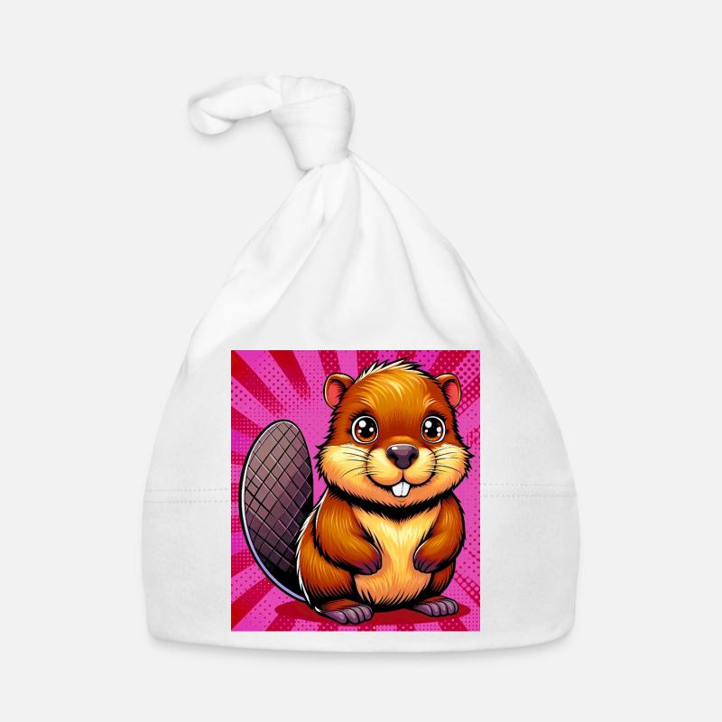 castor Bonnet bio Bébé