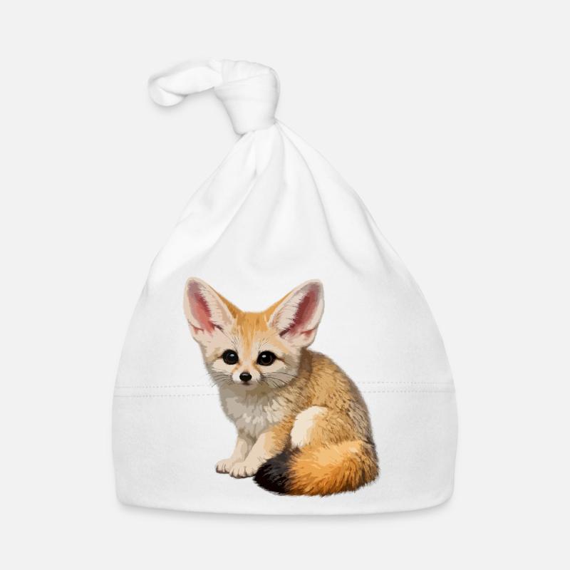 Fennec desert fox Organic Baby Cap