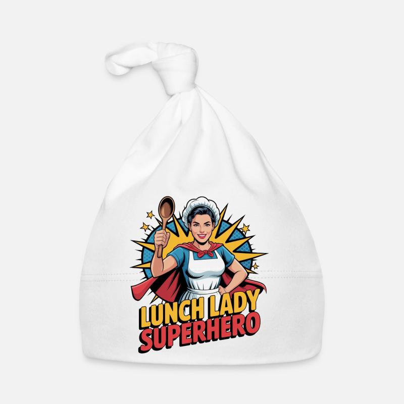 Lunch Lady Superhero Organic Baby Cap