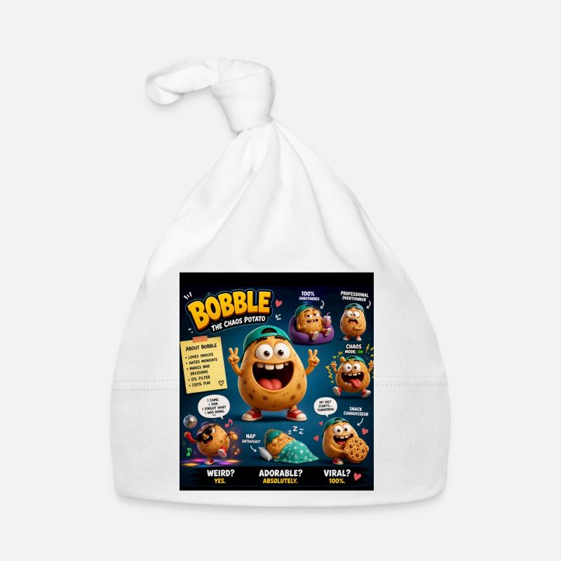 Bobble la Patate du Chaos Bonnet bio Bébé