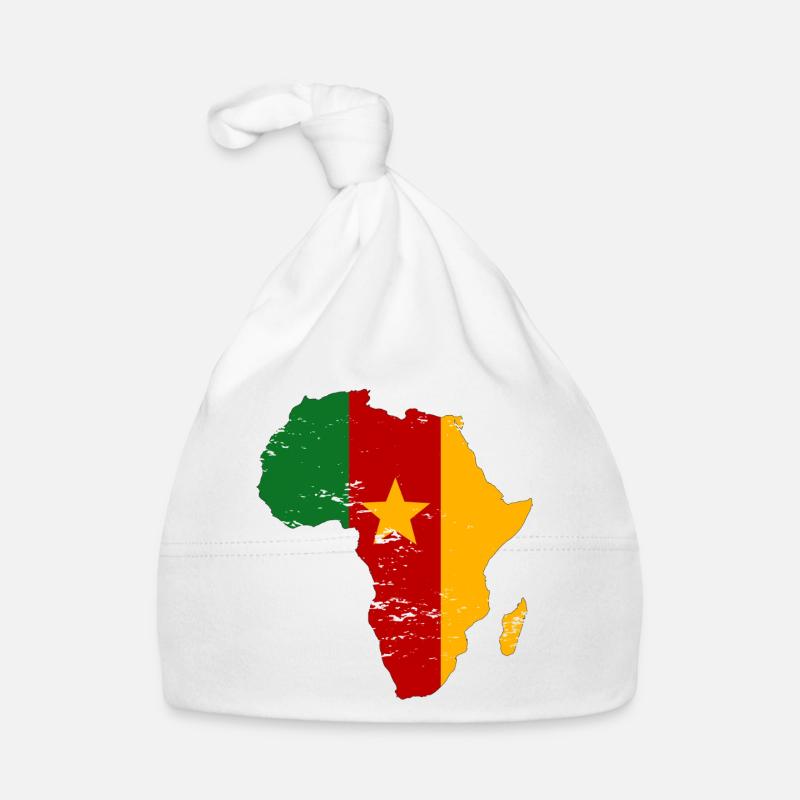 Drapeau du Sénégal Afrique utilisé Bonnet bio Bébé