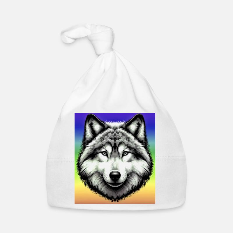 Wolf Baby Bio-Mütze