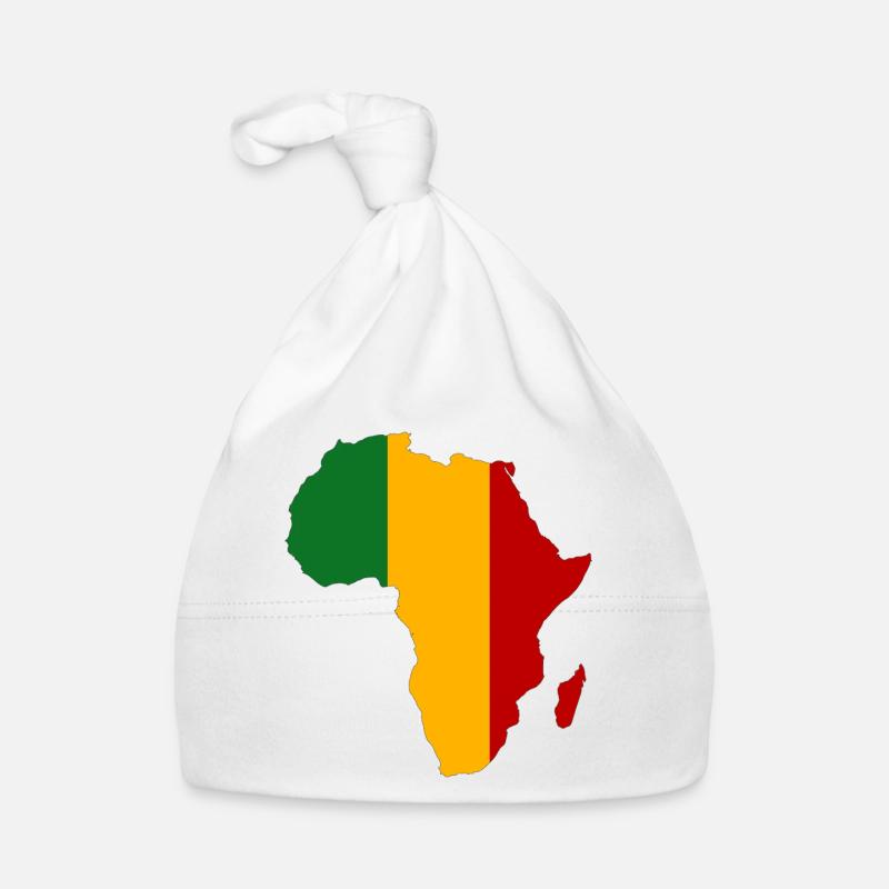 Mali Flagge Afrika Baby Bio-Mütze