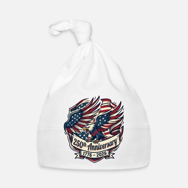250e anniversaire du drapeau de l’aigle Bonnet bio Bébé