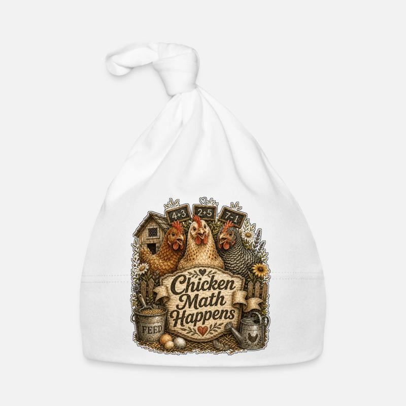 Les maths du poulet, ça arrive Bonnet bio Bébé