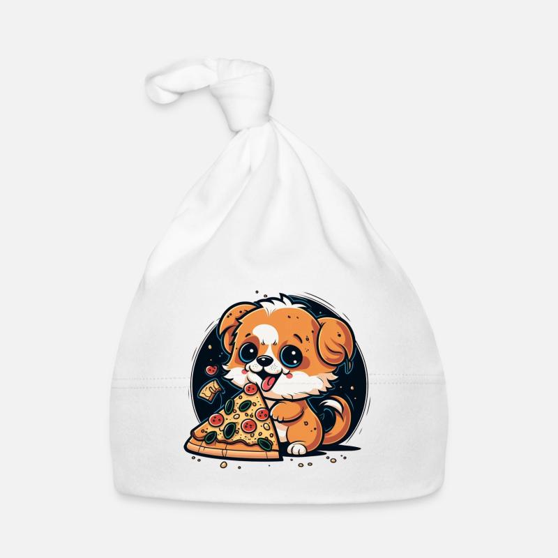Chibi Pizza Welpe Baby Bio-Mütze