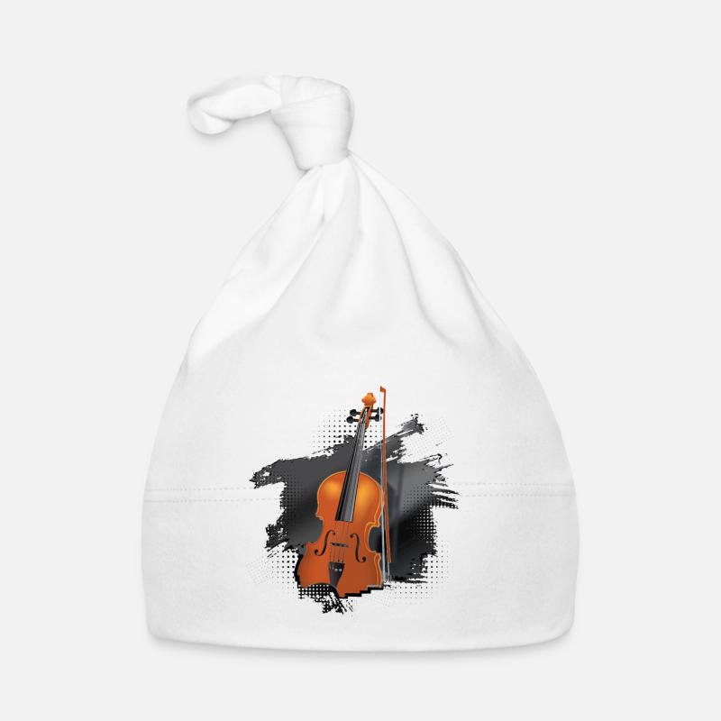 Violon ou violon en suédois Bonnet bio Bébé
