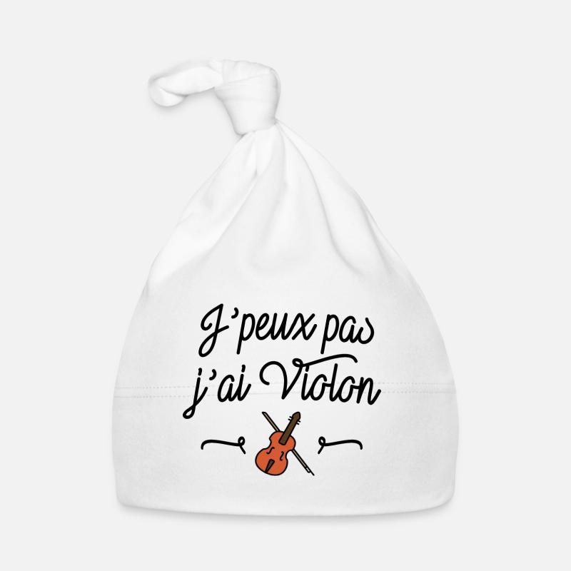J'peux pas j'ai violon Bonnet bio Bébé
