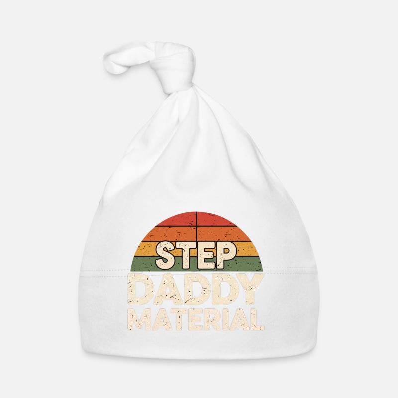 Step Daddy Material 18 Baby Bio-Mütze