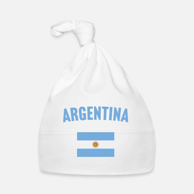 Drapeau de l’Argentine Bonnet bio Bébé
