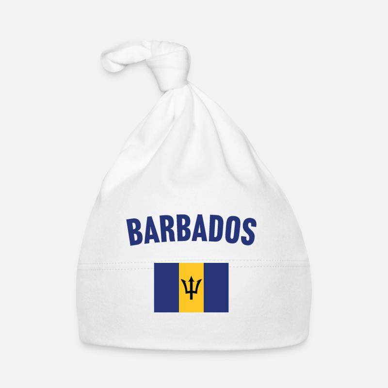 Drapeau de la Barbade Bonnet bio Bébé