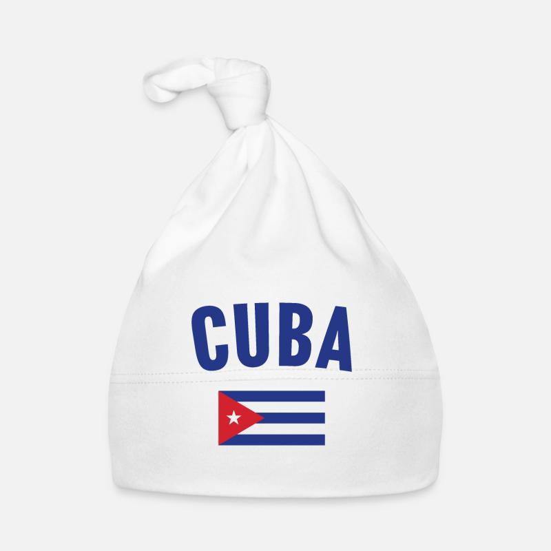 Drapeau de Cuba Bonnet bio Bébé
