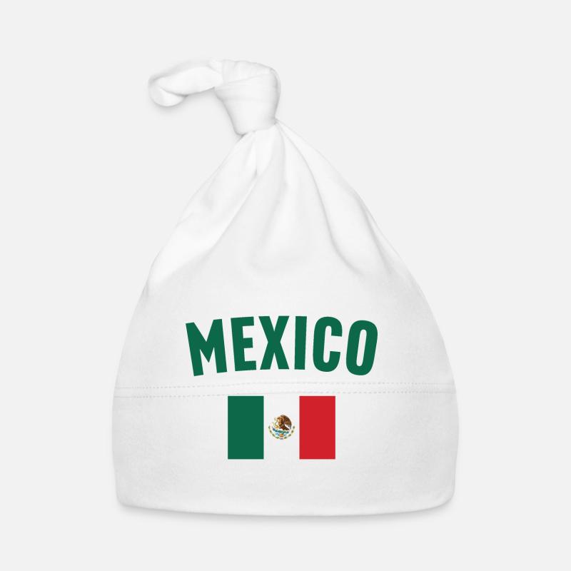 Mexico Flag Organic Baby Cap