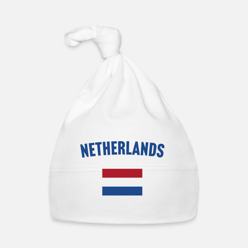 Netherlands Flag Organic Baby Cap