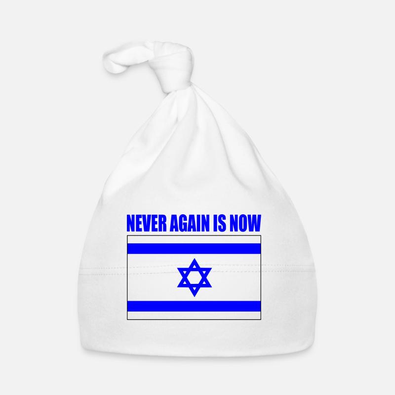 Never again is now - Baby Bio-Mütze - Weiß