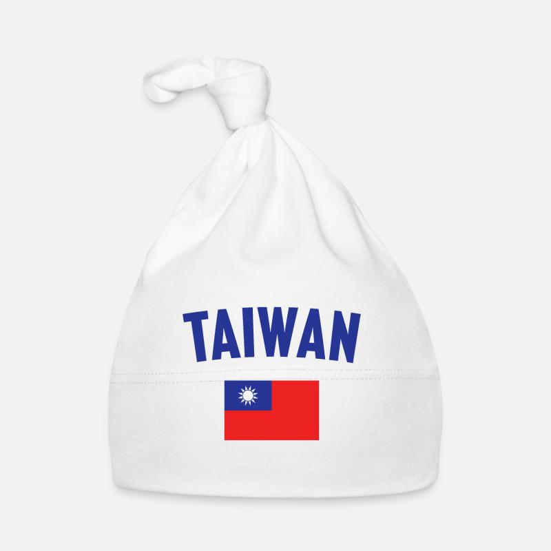 Drapeau de Taïwan Bonnet bio Bébé