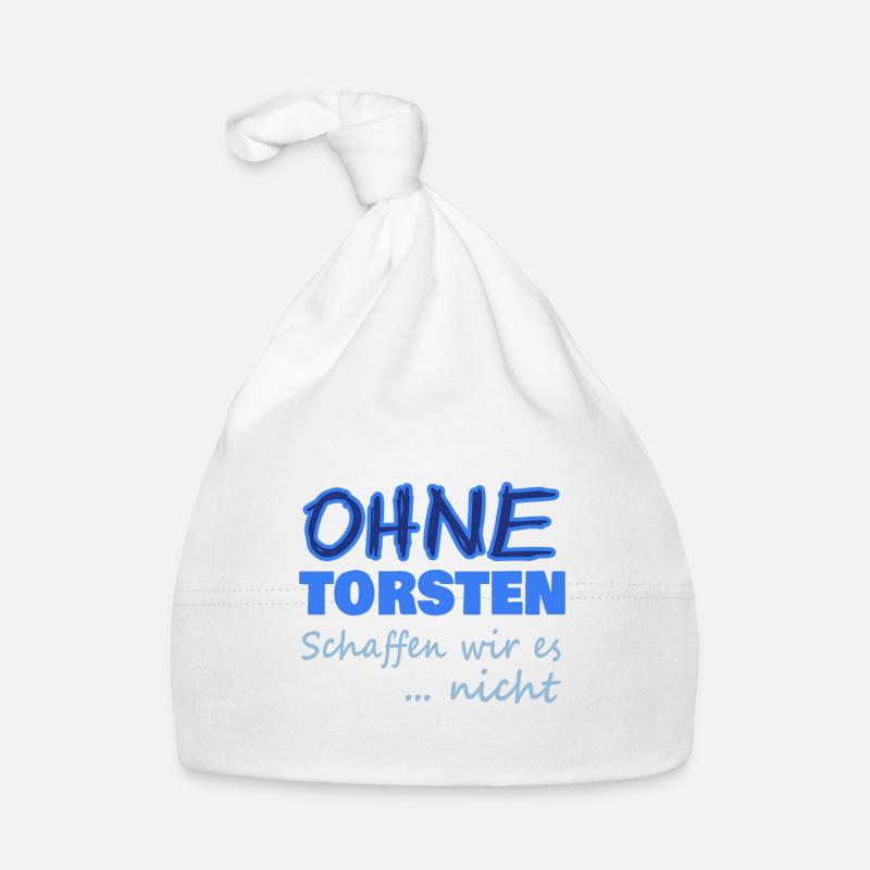 wir torsten - Baby Bio-Mütze - Weiß