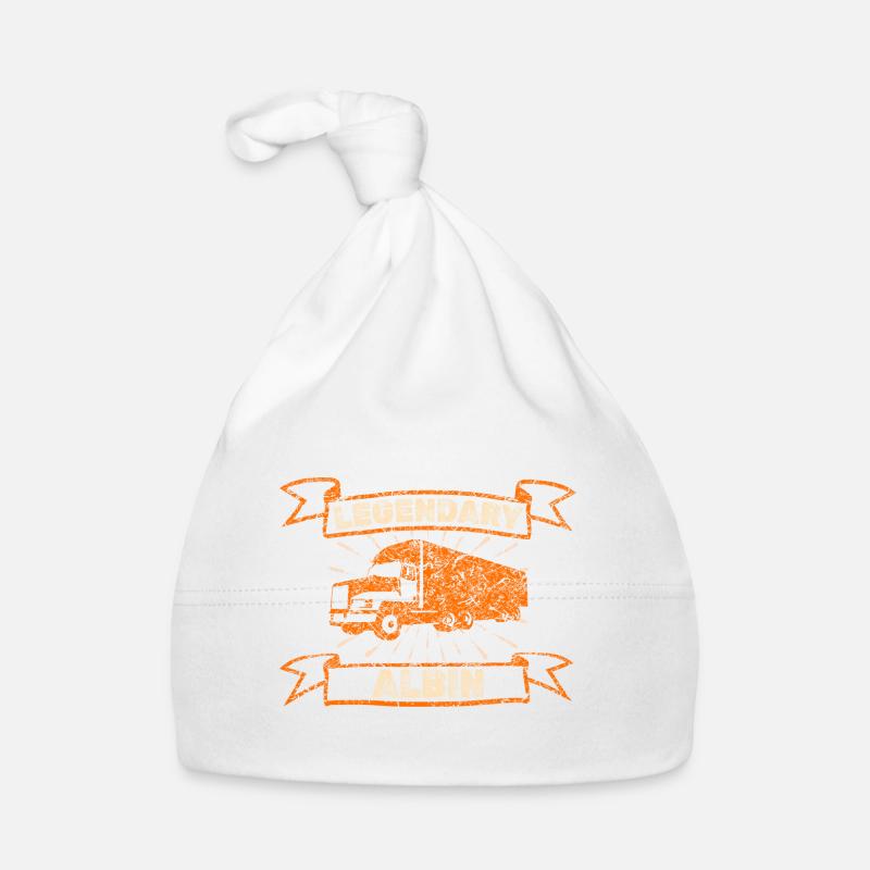 Truck Albin Organic Baby Cap