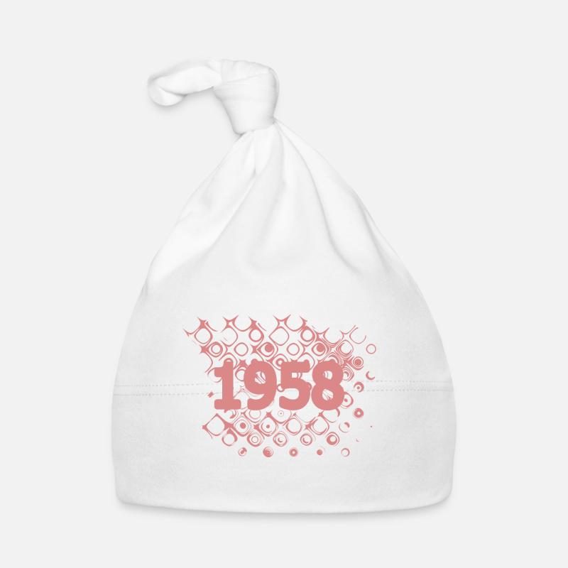 Retro 1958 Baby Bio-Mütze