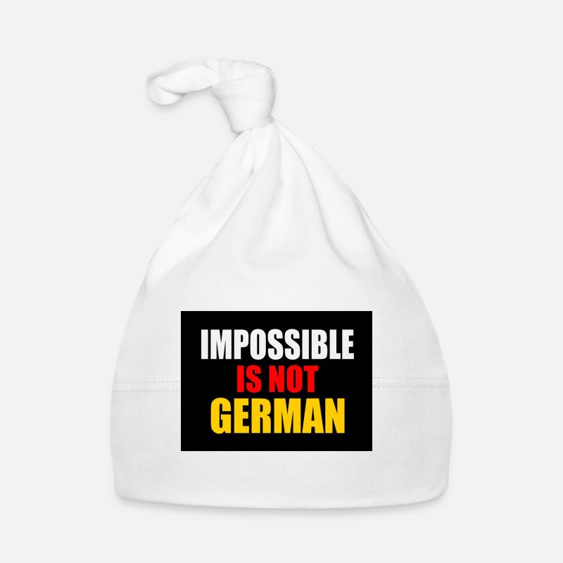 impossible is not german - Allemagne Bonnet bio Bébé
