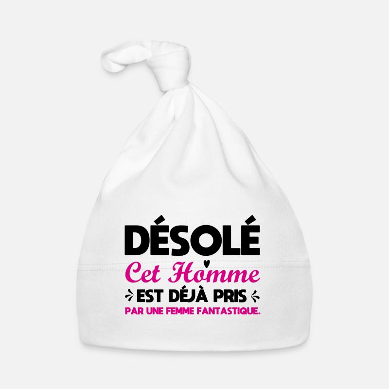 désolé cet homme est déjà pris Bonnet bio Bébé