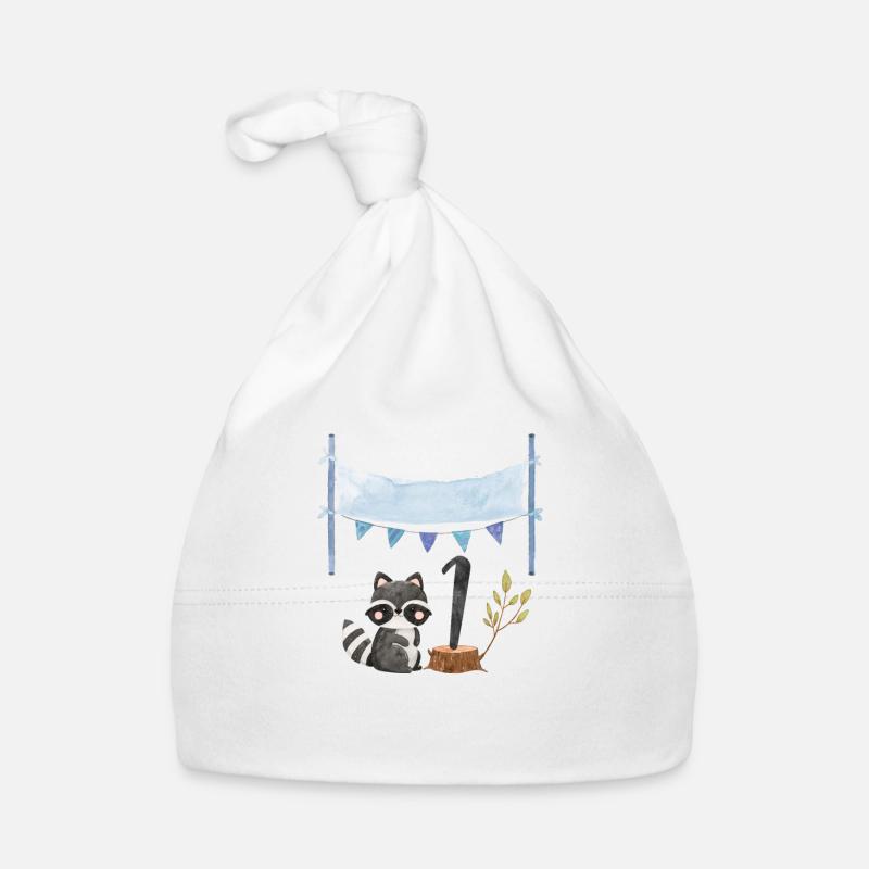 1 an bébé raton laveur Bonnet bio Bébé