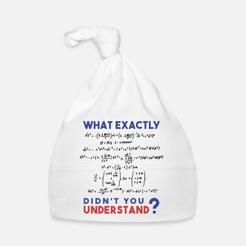 Blague de formule de physique Bonnet bio Bébé