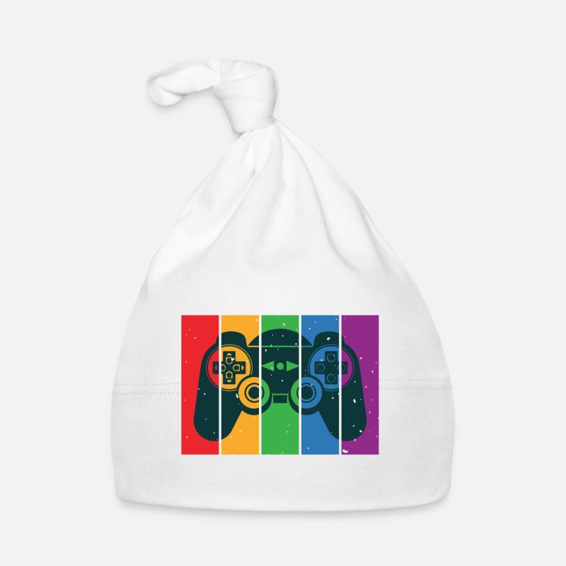 Vintage Retro Gaming Controller Baby Bio-Mütze