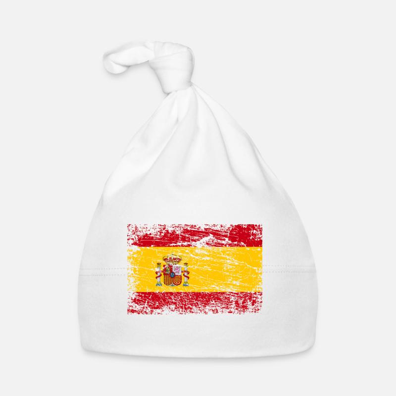 Flag of Spain Mallorca Organic Baby Cap