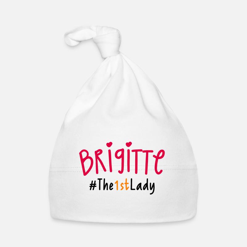 Brigitte, The 1st lady - Bonnet bio Bébé - blanc