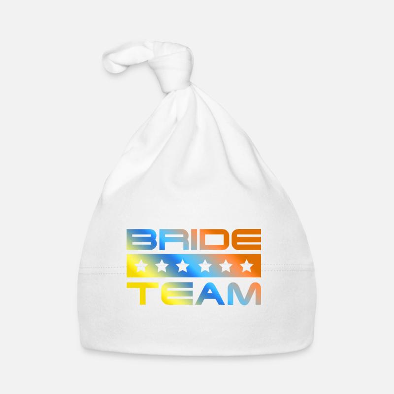 Bride Crew Colorful Organic Baby Cap