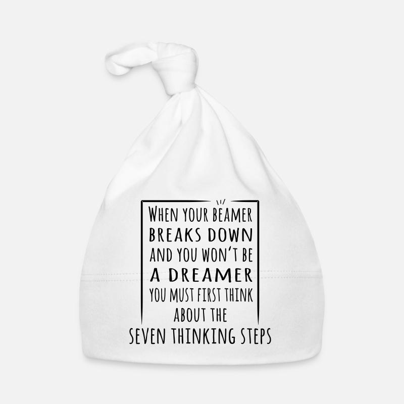 When your Beamer breaks - the 7 thinking steps Baby Bio-Mütze
