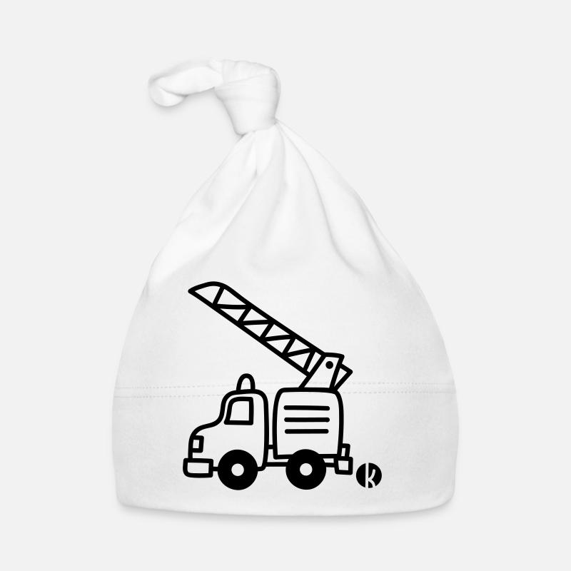 Pompiers auto-pompe Bonnet bio Bébé