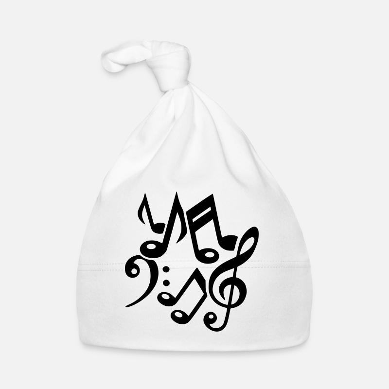 Notes de musique notes musique clef Bonnet bio Bébé