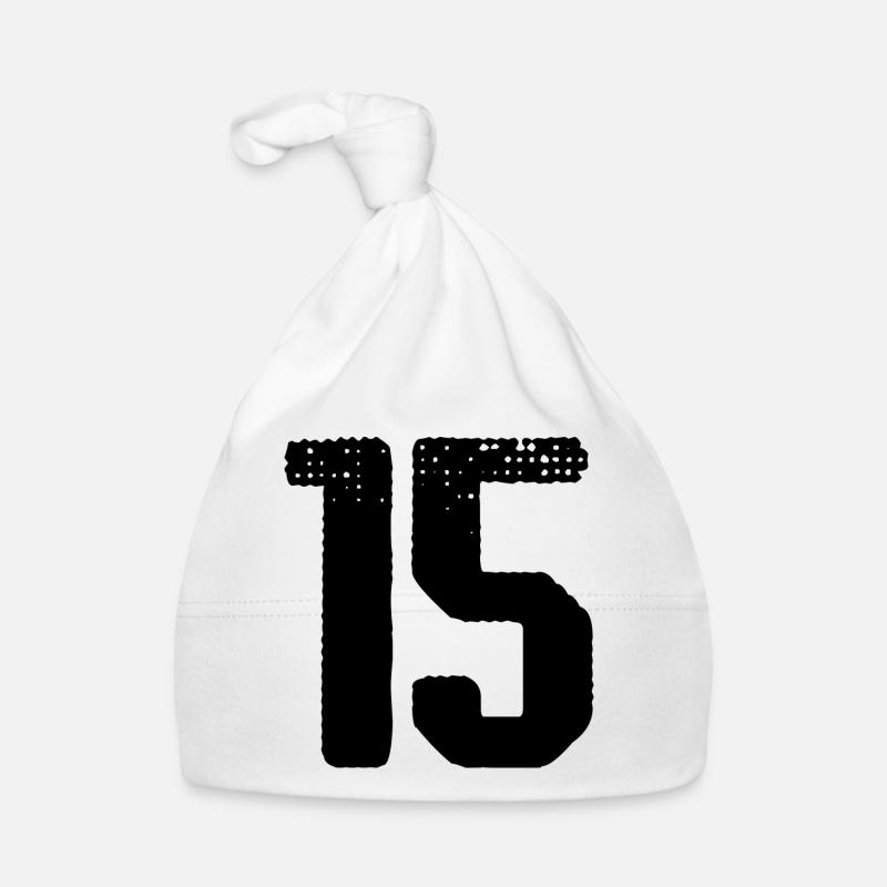 15 number jersey Organic Baby Cap