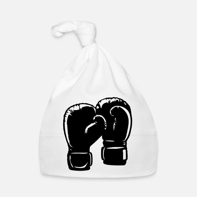 Boxhandschuhe Symbol Boxen Sport Baby Bio-Mütze