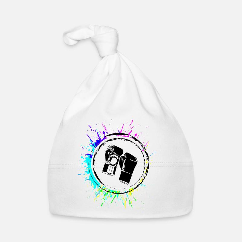 Symbole des gants de boxe Bonnet bio Bébé