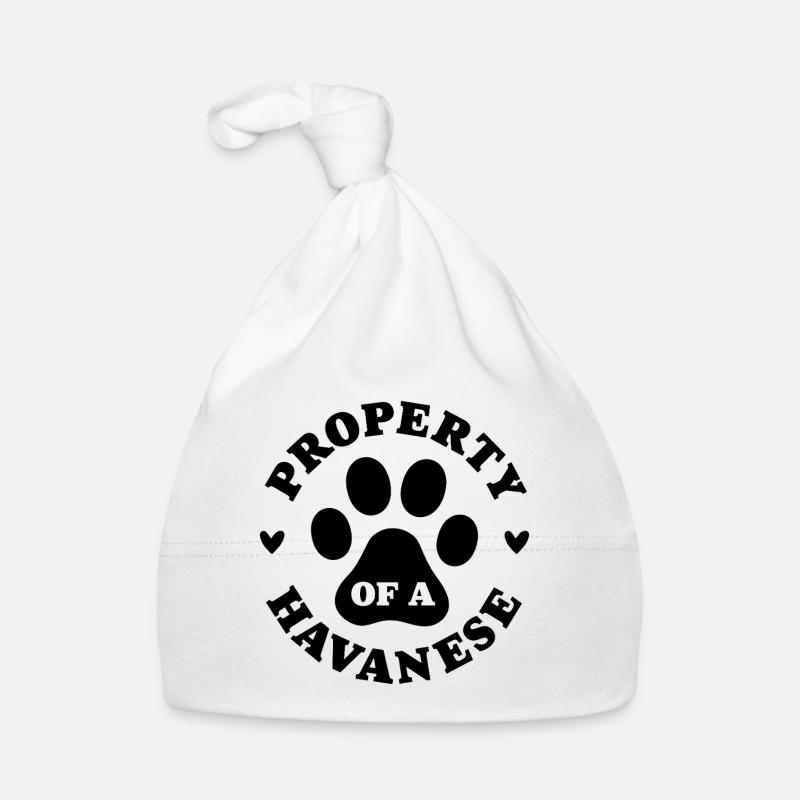 Eigentum eines Havanesers Baby Bio-Mütze