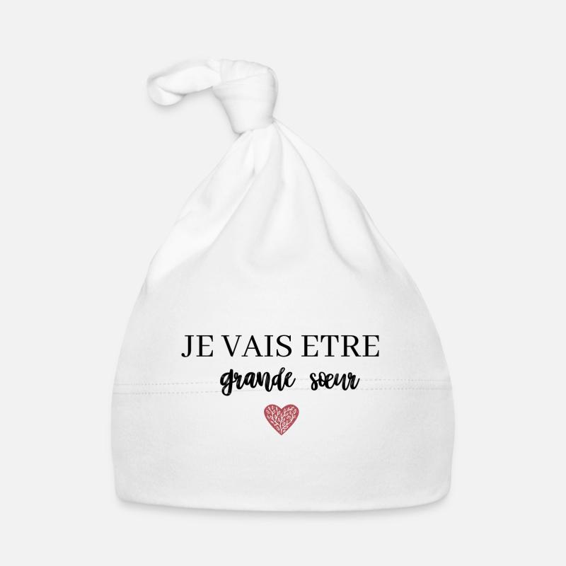 Ich werde eine große Schwester sein Baby Bio-Mütze