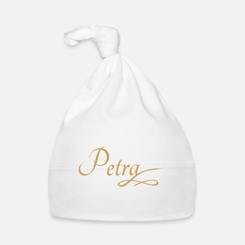 Petra's first name Organic Baby Cap
